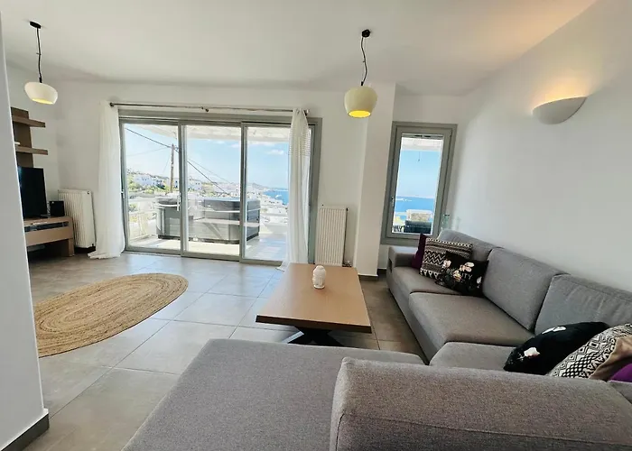 Seaview & Jacuzzi Summer * آغيوس ستيفانوس